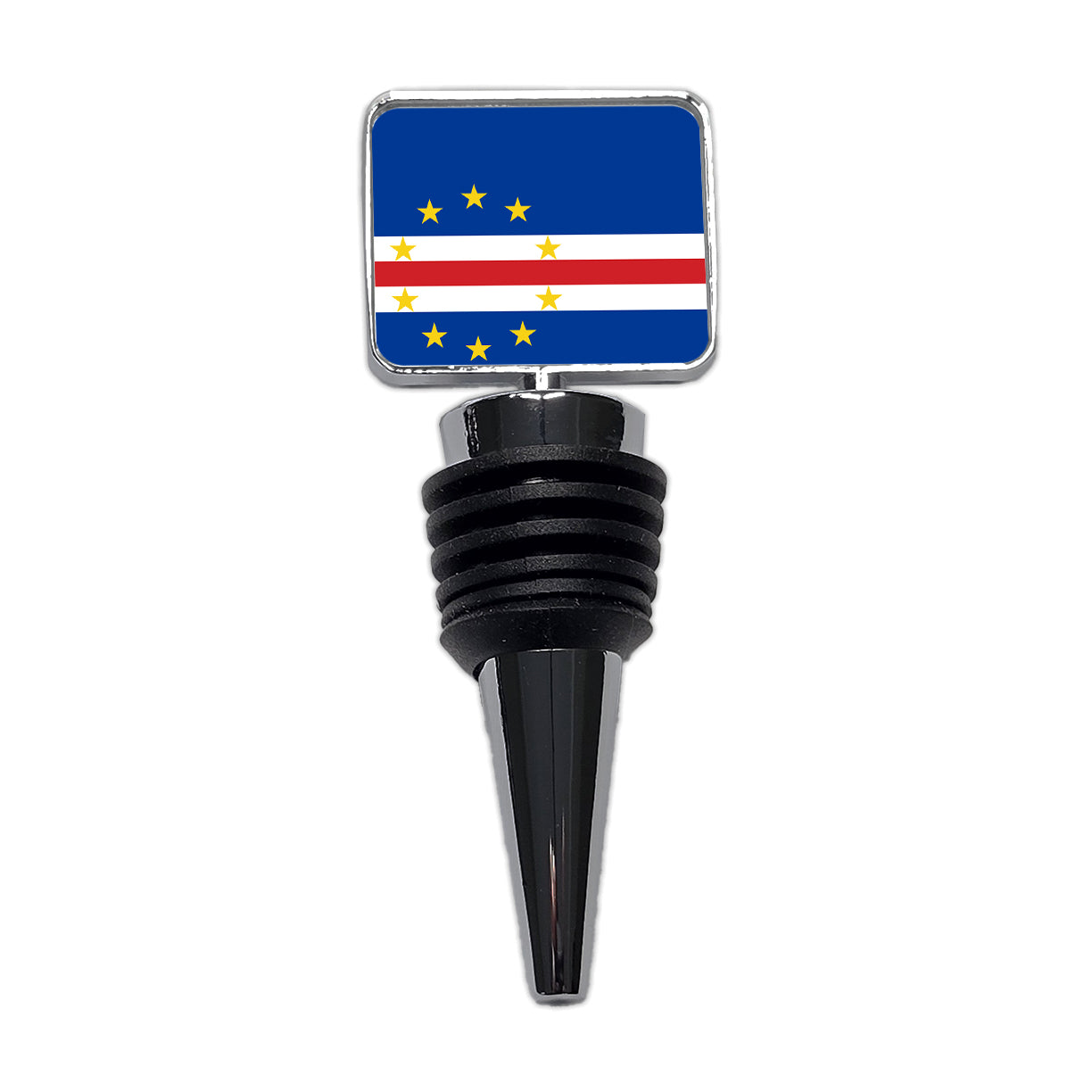 Cabo Verde Country Flag Wine Bottle Stopper