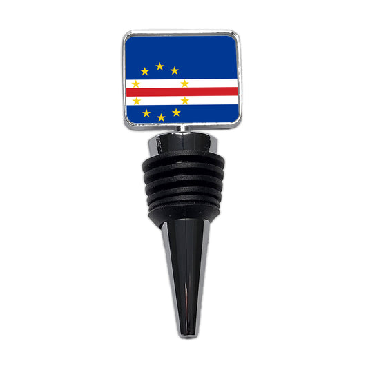 Cabo Verde Country Flag Wine Bottle Stopper