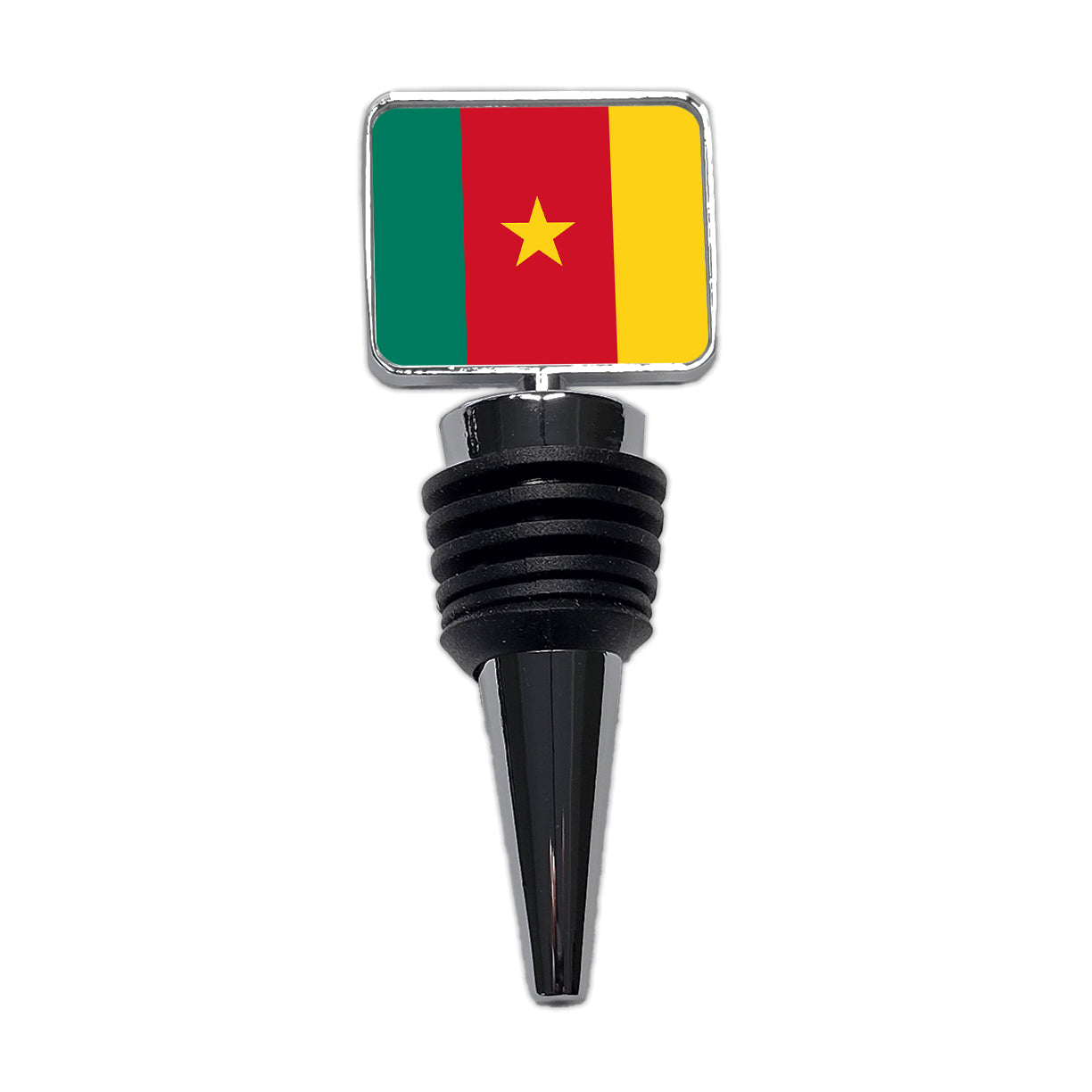 Cameroon Country Flag Wine Bottle Stopper