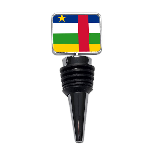 Central African Republic Country Flag Wine Bottle Stopper