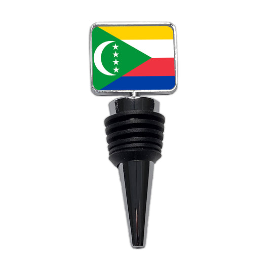Comoros Country Flag Wine Bottle Stopper