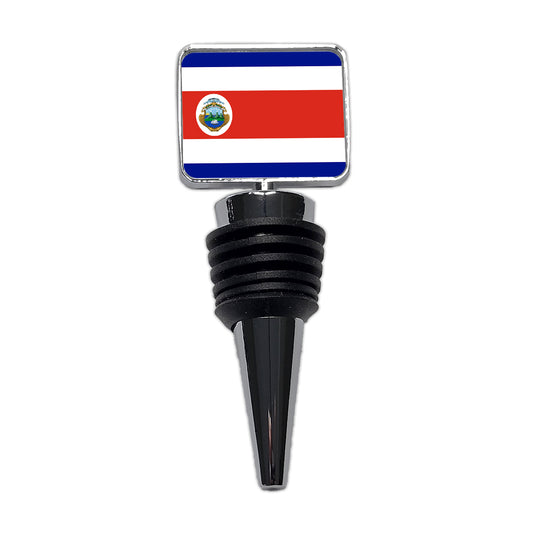 Costa Rica Country Flag Wine Bottle Stopper