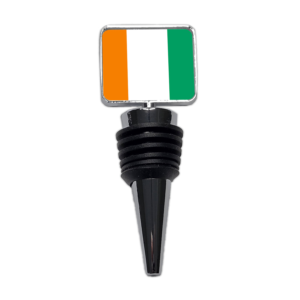 Côte d'Ivoire Country Flag Wine Bottle Stopper