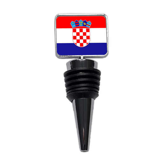 Croatia Country Flag Wine Bottle Stopper