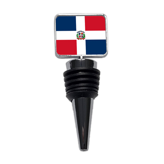 Dominican Republic Country Flag Wine Bottle Stopper