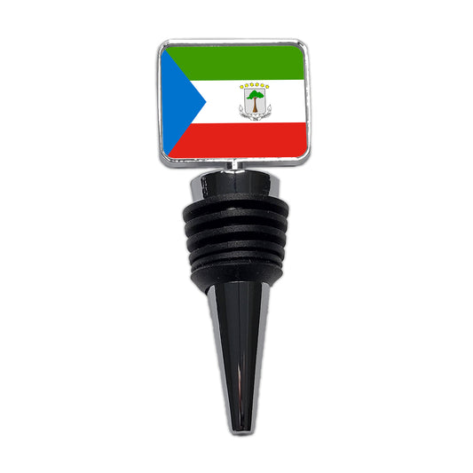 Equatorial Guinea Country Flag Wine Bottle Stopper