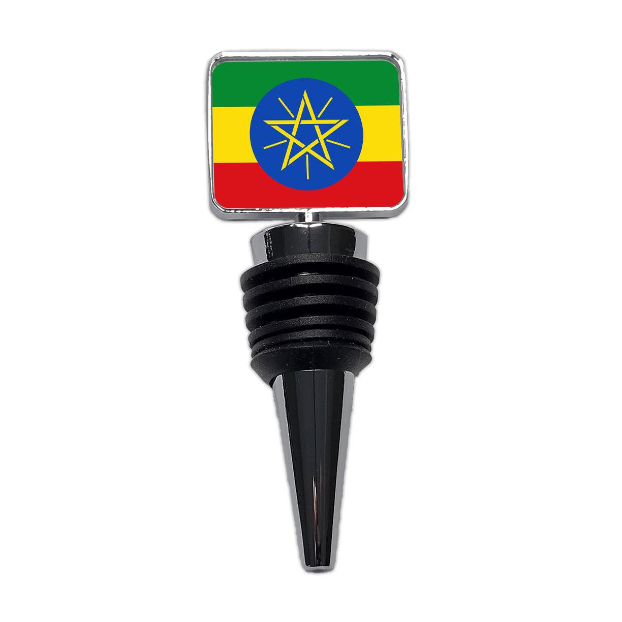 Ethiopia Country Flag Wine Bottle Stopper
