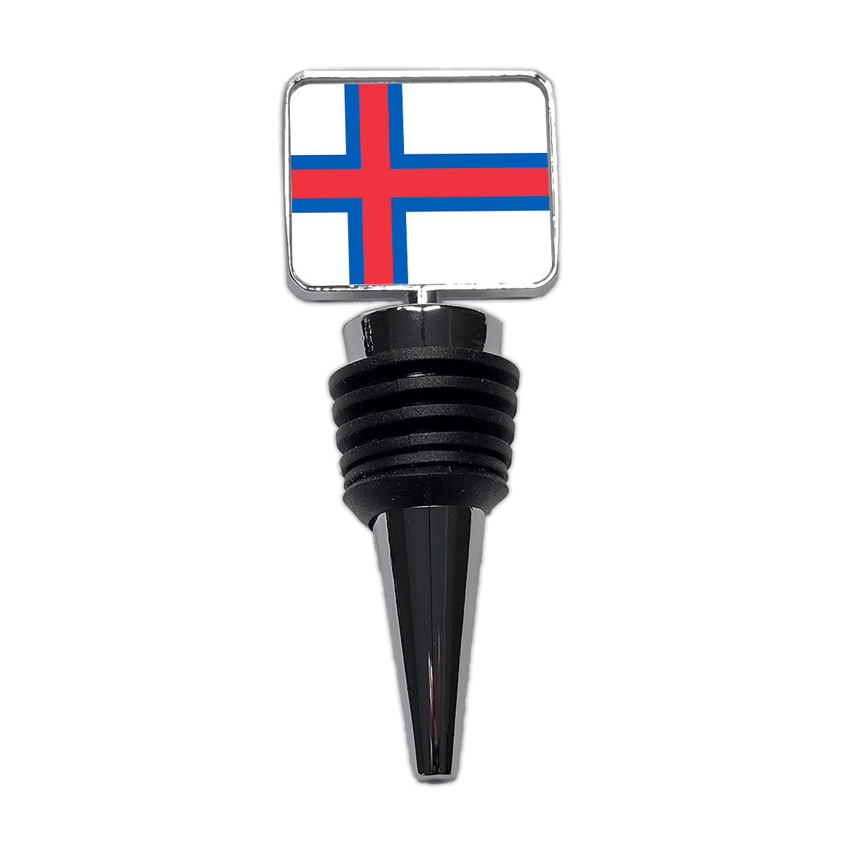 Faroe Islands Country Flag Wine Bottle Stopper