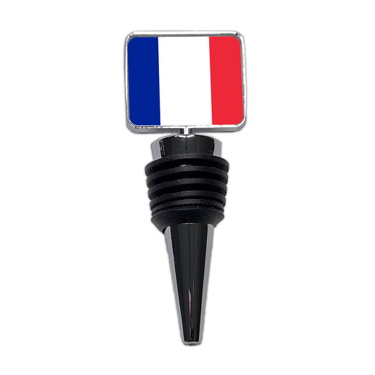 France Country Flag Wine Bottle Stopper