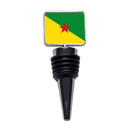 French Guiana Country Flag Wine Bottle Stopper