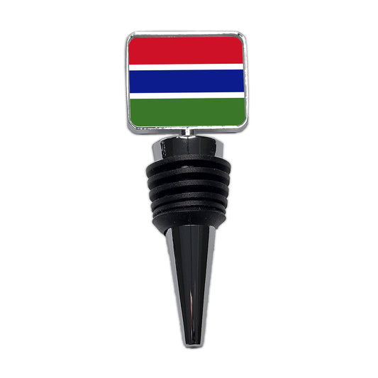 Gambia (the) Country Flag Wine Bottle Stopper