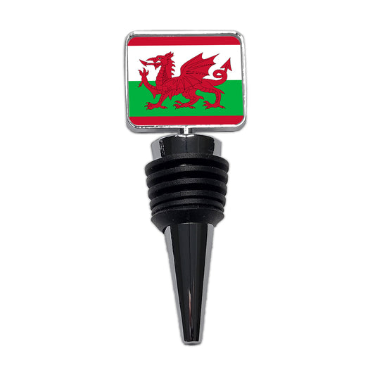 Great Britain Wales Country Flag Wine Bottle Stopper