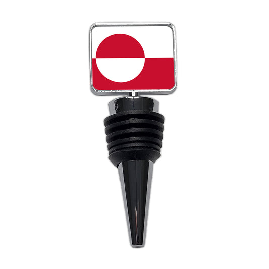 Greenland Country Flag Wine Bottle Stopper