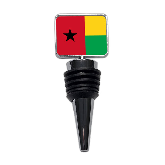 Guinea-Bissau Country Flag Wine Bottle Stopper