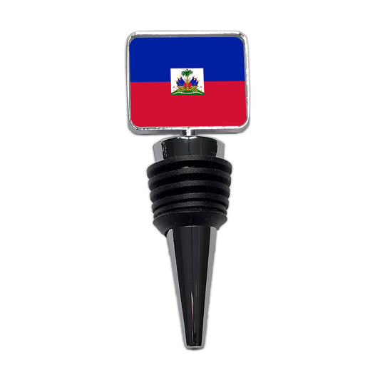 Haiti Country Flag Wine Bottle Stopper