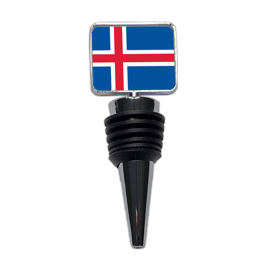 Iceland Country Flag Wine Bottle Stopper