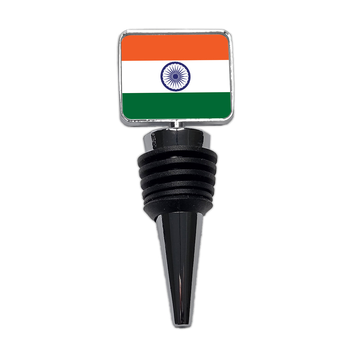 India Country Flag Wine Bottle Stopper