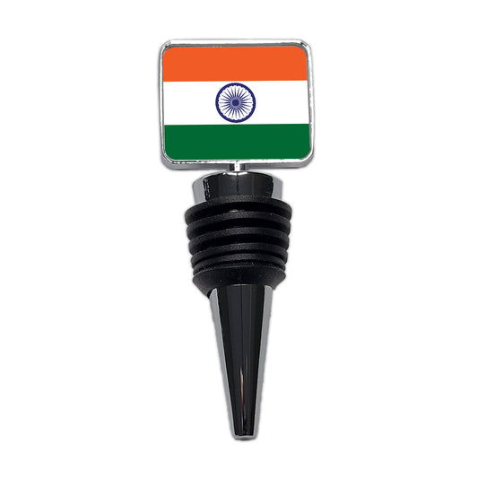India Country Flag Wine Bottle Stopper