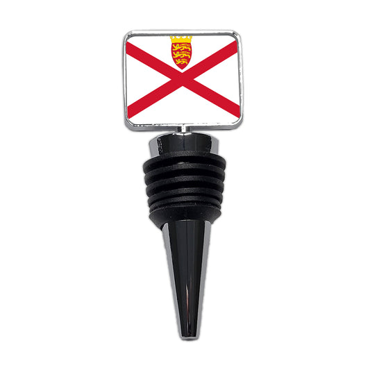 Jersey Country Flag Wine Bottle Stopper