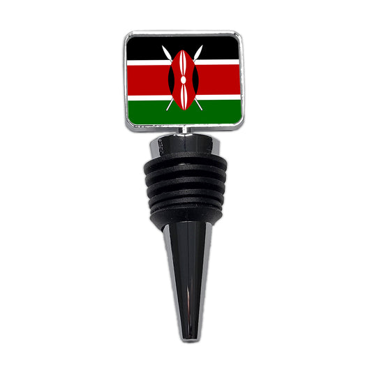 Kenya Country Flag Wine Bottle Stopper