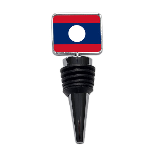Lao People's Democratic Republic Country Flag Wine Bottle Stopper