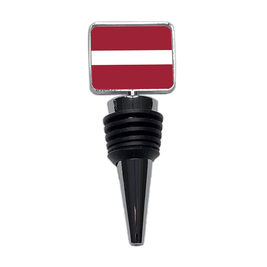 Latvia Country Flag Wine Bottle Stopper
