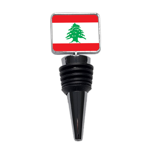 Lebanon Country Flag Wine Bottle Stopper