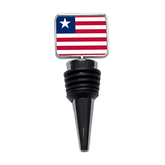 Liberia Country Flag Wine Bottle Stopper