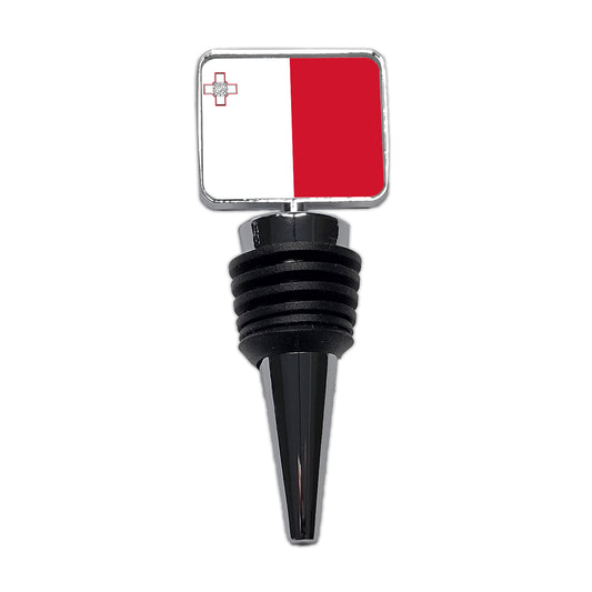 Malta Country Flag Wine Bottle Stopper