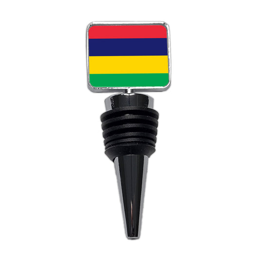 Mauritius Country Flag Wine Bottle Stopper