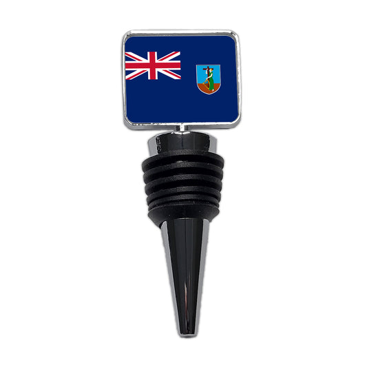 Montserrat Country Flag Wine Bottle Stopper