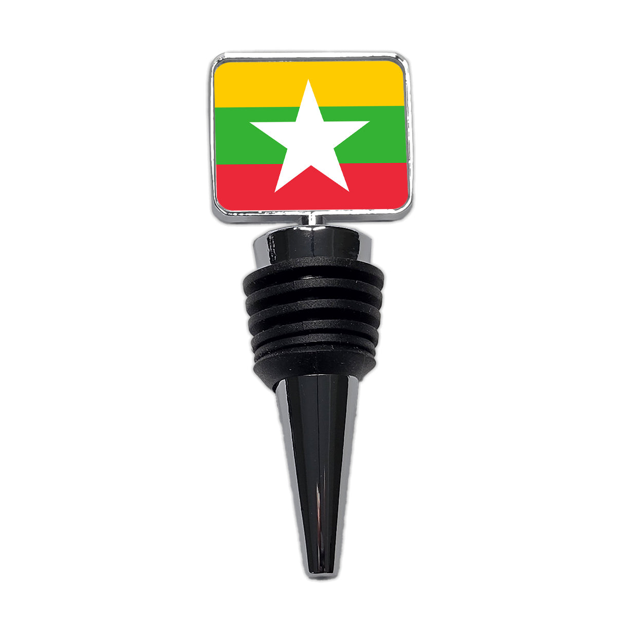 Myanmar Country Flag Wine Bottle Stopper