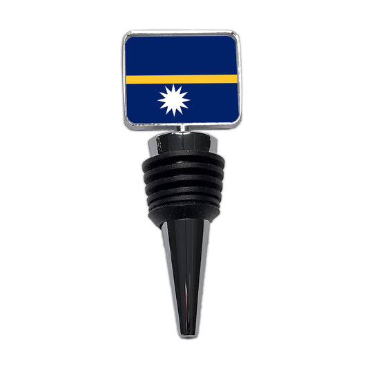 Nauru Country Flag Wine Bottle Stopper
