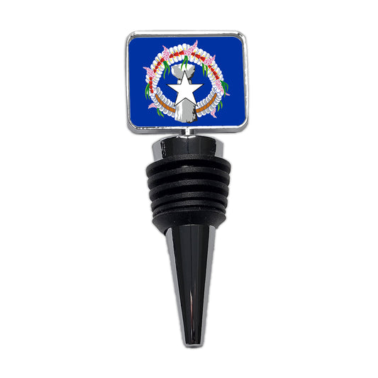 Northern Mariana Islands Country Flag Wine Bottle Stopper