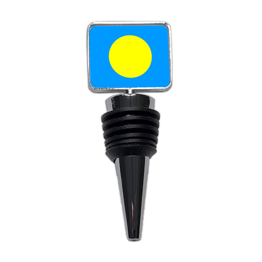 Palau Country Flag Wine Bottle Stopper