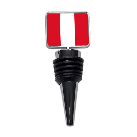 Peru Country Flag Wine Bottle Stopper