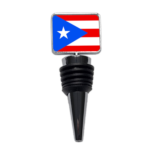 Puerto Rico Country Flag Wine Bottle Stopper