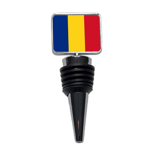 Romania Country Flag Wine Bottle Stopper