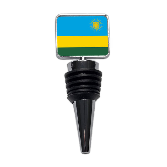 Rwanda Country Flag Wine Bottle Stopper