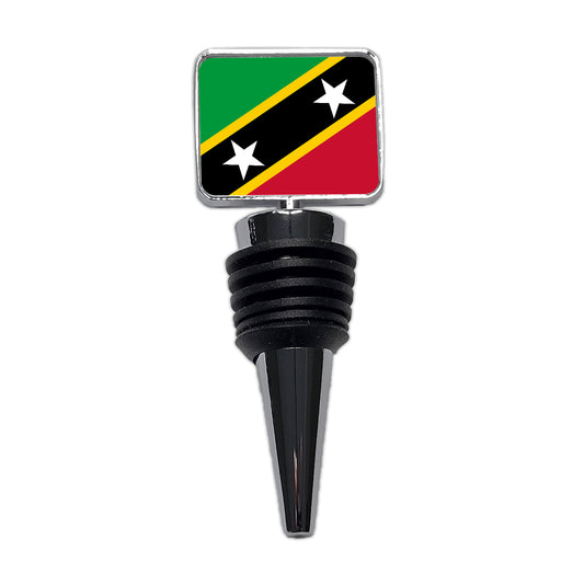 Saint Kitts and Nevis Country Flag Wine Bottle Stopper