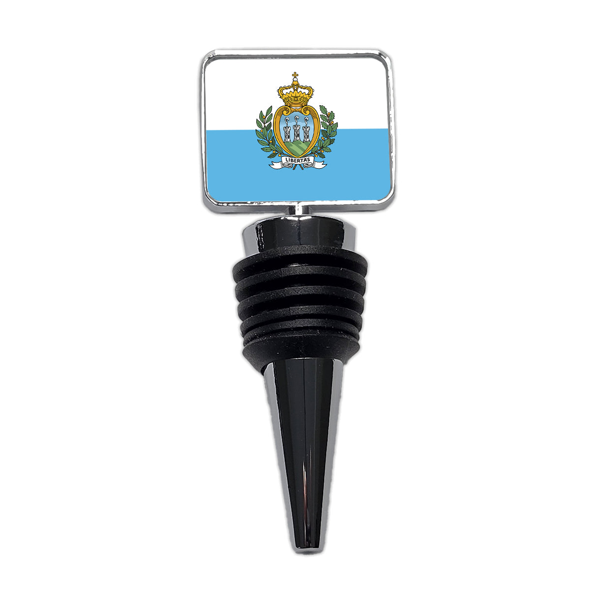 San Marino Country Flag Wine Bottle Stopper