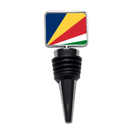 Seychelles Country Flag Wine Bottle Stopper