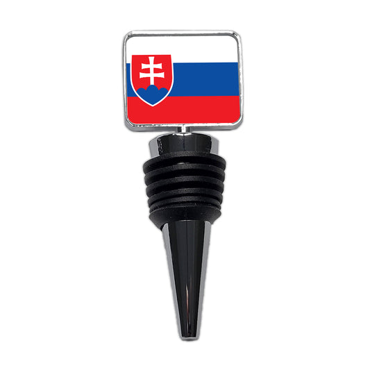 Slovakia Country Flag Wine Bottle Stopper