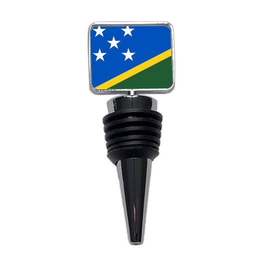 Solomon Islands Country Flag Wine Bottle Stopper