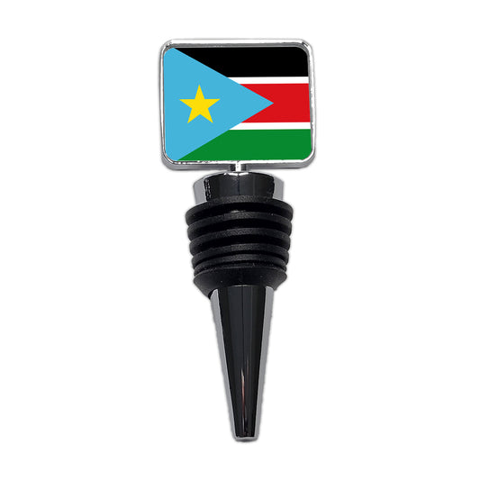 South Sudan Country Flag Wine Bottle Stopper
