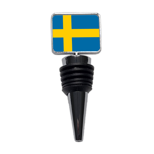 Sweden Country Flag Wine Bottle Stopper