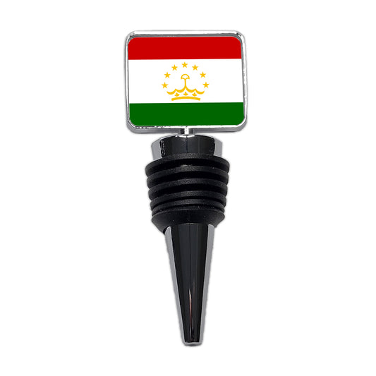 Tajikistan Country Flag Wine Bottle Stopper