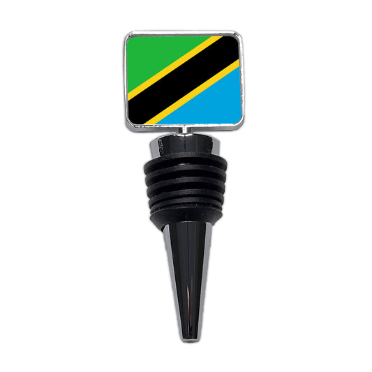 Tanzania, United Republic of Country Flag Wine Bottle Stopper