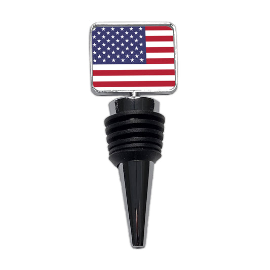 United States of America Country Flag Wine Bottle Stopper