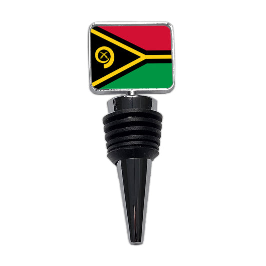 Vanuatu Country Flag Wine Bottle Stopper
